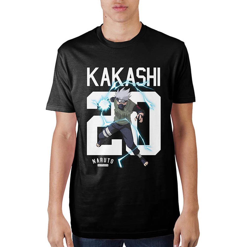 Naruto Kakashi 20 Black T-Shirt