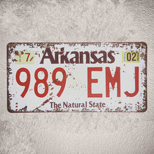 American Vintage Car License Plate