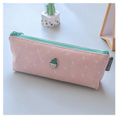 Pencil Large Capacity Pencil Pouch Box Stationery Zipper Pocket For C0A2