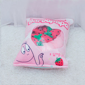 A Bag Of 8pcs Plush Toys For Children - Strawberry