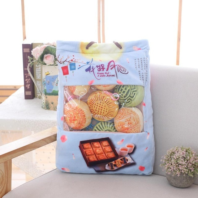 A Bag Of 8pcs Plush Toys For Children - Moon cake